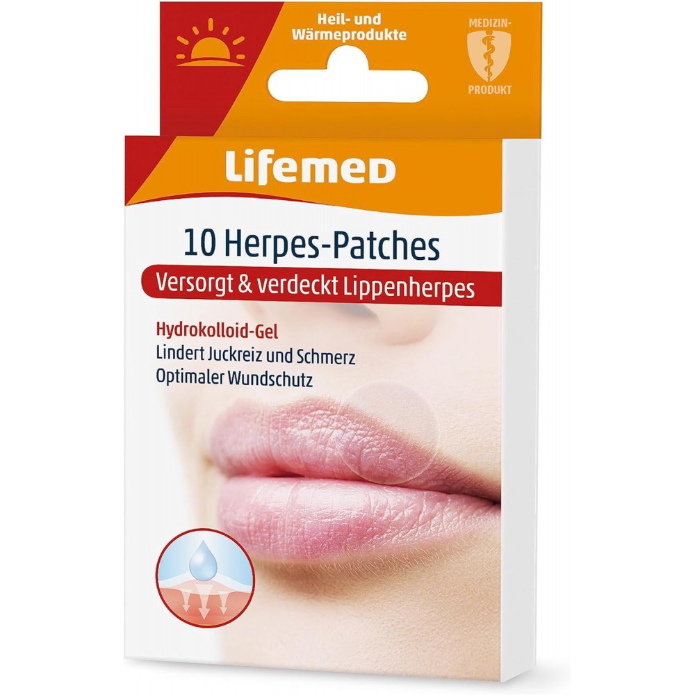 Lifemed Herpes Patches 10 Τεμάχια – Διαφανή Επιθέματα για Στοματικό Έρπη με Στοχευμένη Προστασία Καλλυντικά