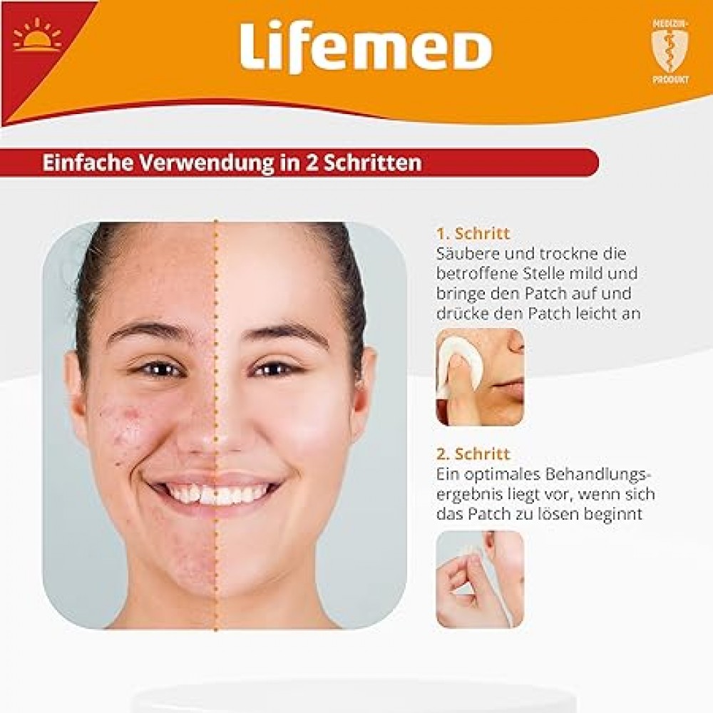 Lifemed Akne Patches 24τεμ – Αόρατα Επιθέματα για Σπυράκια με Στοχευμένη Δράση Κατά της Ακμής Καλλυντικά