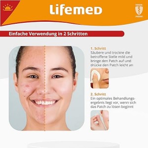 Lifemed Akne Patches 24τεμ – Αόρατα Επιθέματα για Σπυράκια με Στοχευμένη Δράση Κατά της Ακμής Καλλυντικά