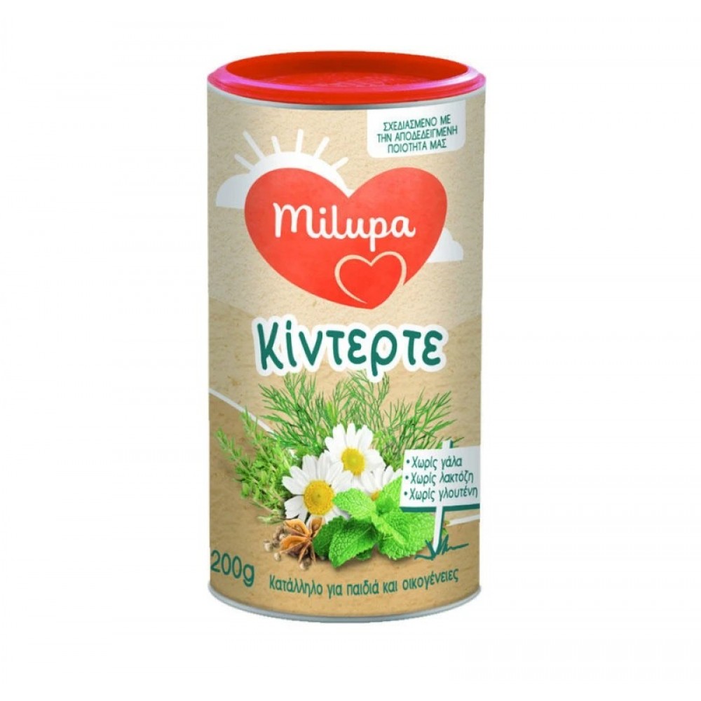 Milupa Ρόφημα Βοτάνων Κίντερτε για 6m+, 200gr Βρεφική διατροφή