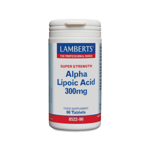 Lamberts Alpha Lipoic Acid 300mg – Ισχυρό Αντιοξειδωτικό για Νεύρα & Μεταβολισμό | 60 Δισκία Συμπληρώματα διατροφής