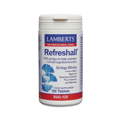 Lamberts Refreshall 120tabs – Συμπλήρωμα για Μνήμη, Πνευματική Διαύγεια & Γνωστική Λειτουργία