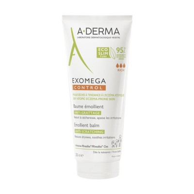 A-Derma EXOMEGA CONTROL Γαλάκτωμα Σώματος 200ml | Για Ξηρό & Ατοπικό Δέρμα 