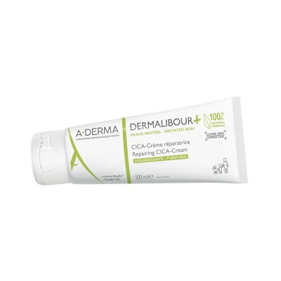 A-Derma DERMALIBOUR+ CICA Κρέμα 100ml – Επανορθωτική & Εξυγιαντική Φροντίδα για Ερεθισμένα Δέρματα