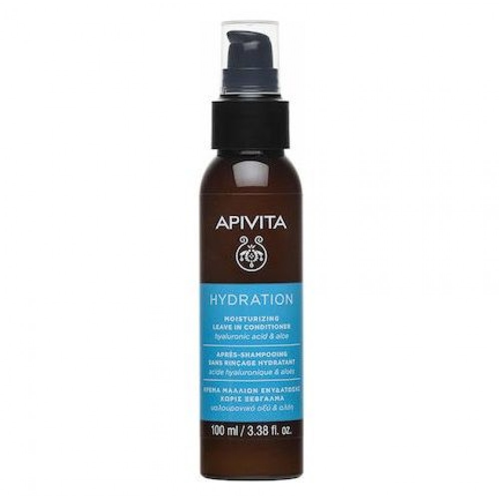 Apivita Hydration Leave-In Conditioner – Κρέμα Μαλλιών Ενυδάτωσης Χωρίς Ξέβγαλμα με Υαλουρονικό Οξύ & Αλόη 100ml Φροντίδα μαλλιών