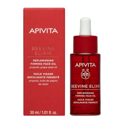 Apivita Beevine Elixir Face Oil 30ml – Αντιγηραντικό Έλαιο Προσώπου για Σύσφιξη, Θρέψη & Φυσική Λάμψη