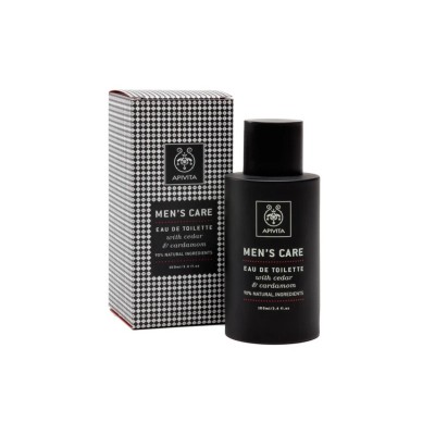 Apivita Men's Care Eau De Toilette – Φυσικό Ανδρικό Άρωμα με Κέδρο & Καρδάμωμο | 100ml