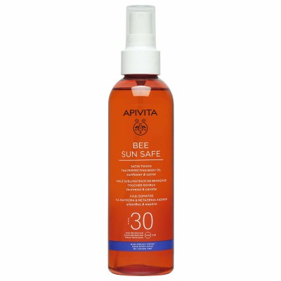 Apivita Bee Sun Safe SPF30: Πολυτελές Λάδι για Βαθύ Μαύρισμα & Μεταξένια Επιδερμίδα 200ml