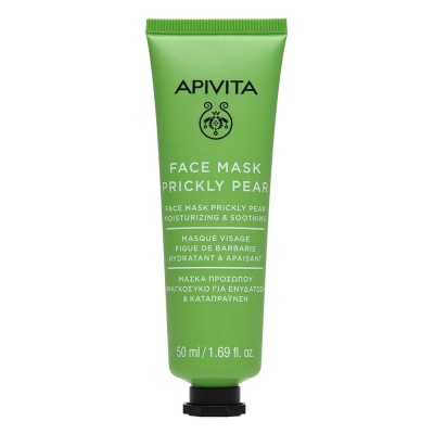 Apivita Face Mask Prickly Pear – Μάσκα με Φραγκόσυκο για Ενυδάτωση & Καταπράυνση | 50ml