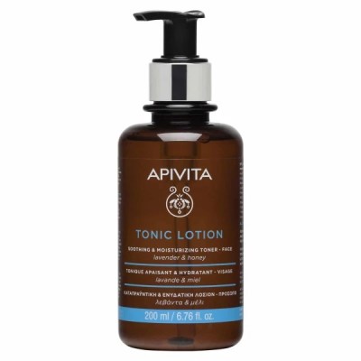 Apivita Tonic Lotion – Καταπραϋντική & Ενυδατική Λοσιόν Προσώπου με Λεβάντα & Μέλι 200ml