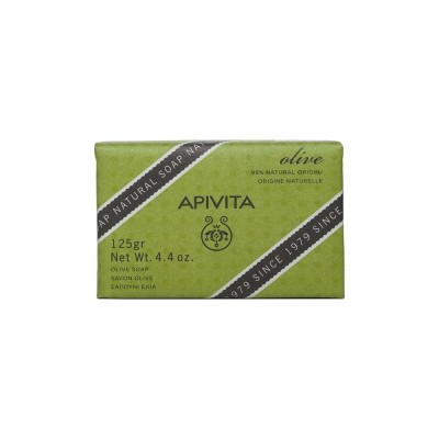 APIVITA Φυσικό Σαπούνι με Ελιά 125g – Καθαριότητα & Ενυδάτωση με Δύναμη από τη Μεσογειακή Φύση