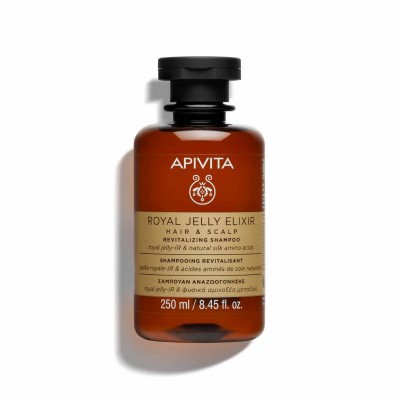 Apivita Royal Jelly Elixir Shampoo – Αναζωογόνηση Μαλλιών & Τριχωτού 250ml