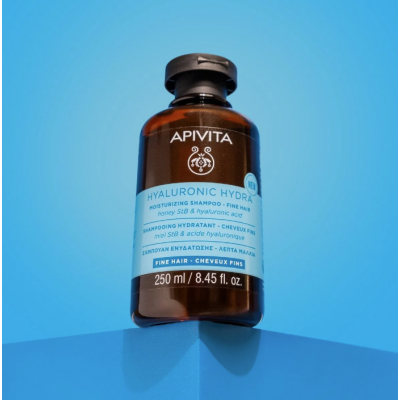 Apivita Hyaluronic Hydra Σαμπουάν Ενυδάτωσης 500ml – Οικολογική Φροντίδα με Υαλουρονικό Οξύ για Διψασμένα Μαλλιά