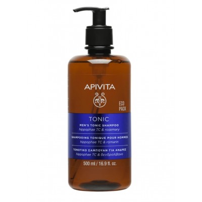 Apivita Ανδρικό Τονωτικό Σαμπουάν Κατά της Τριχόπτωσης με Hippophae TC & Δεντρολίβανο – 500ml