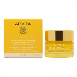 Apivita Balm Προσώπου Νύχτας 15ml – Επανορθωτικό Balm για Ενίσχυση & Ενυδάτωση κατά τη Διάρκεια της Νύχτας Καλλυντικά