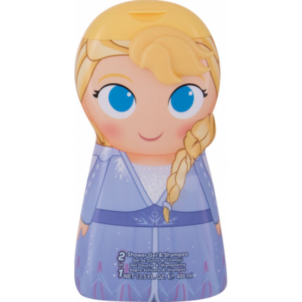 Disney Παιδικό Αφρόλουτρο & Σαμπουάν "Frozen II Elsa" σε Μορφή Gel 400ml  Μαμά & παιδί