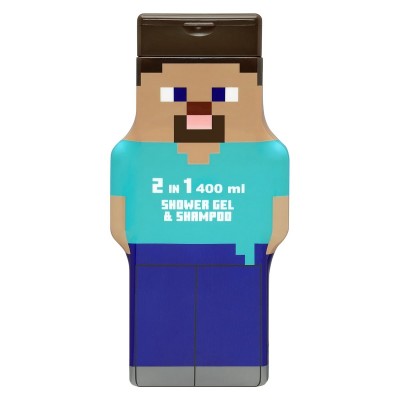  Air-Val Minecraft Αφρόλουτρο & Σαμπουάν Gel 400ml – Μπάνιο με Pixel και Περιπέτεια!