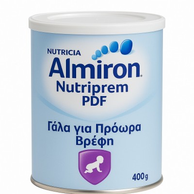  Nutricia Almiron Nutriprem PDF – Ειδικό Γάλα για Πρόωρα Βρέφη 400g