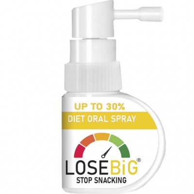 Losebig Stop Snacking Diet Oral Spray – Στοματικό Σπρέι Ελέγχου Όρεξης 30ml (Σοκολάτα & Μπανάνα)