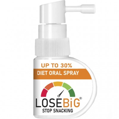 Losebig Stop Snacking Diet Oral Spray 30ml – Σπρέι Ελέγχου Όρεξης με Γεύση Γκρέιπφρουτ
