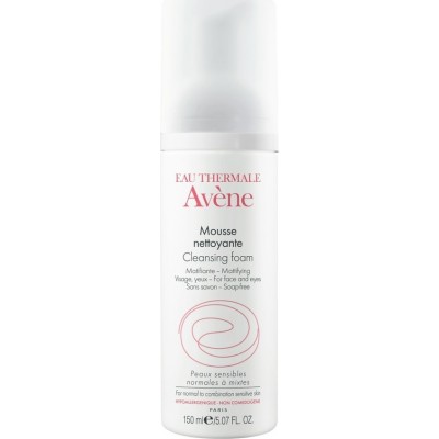 Avène Mousse Nettoyante 150ml – Αφρός Ντεμακιγιάζ για Πρόσωπο & Μάτια για Ευαίσθητες Επιδερμίδες