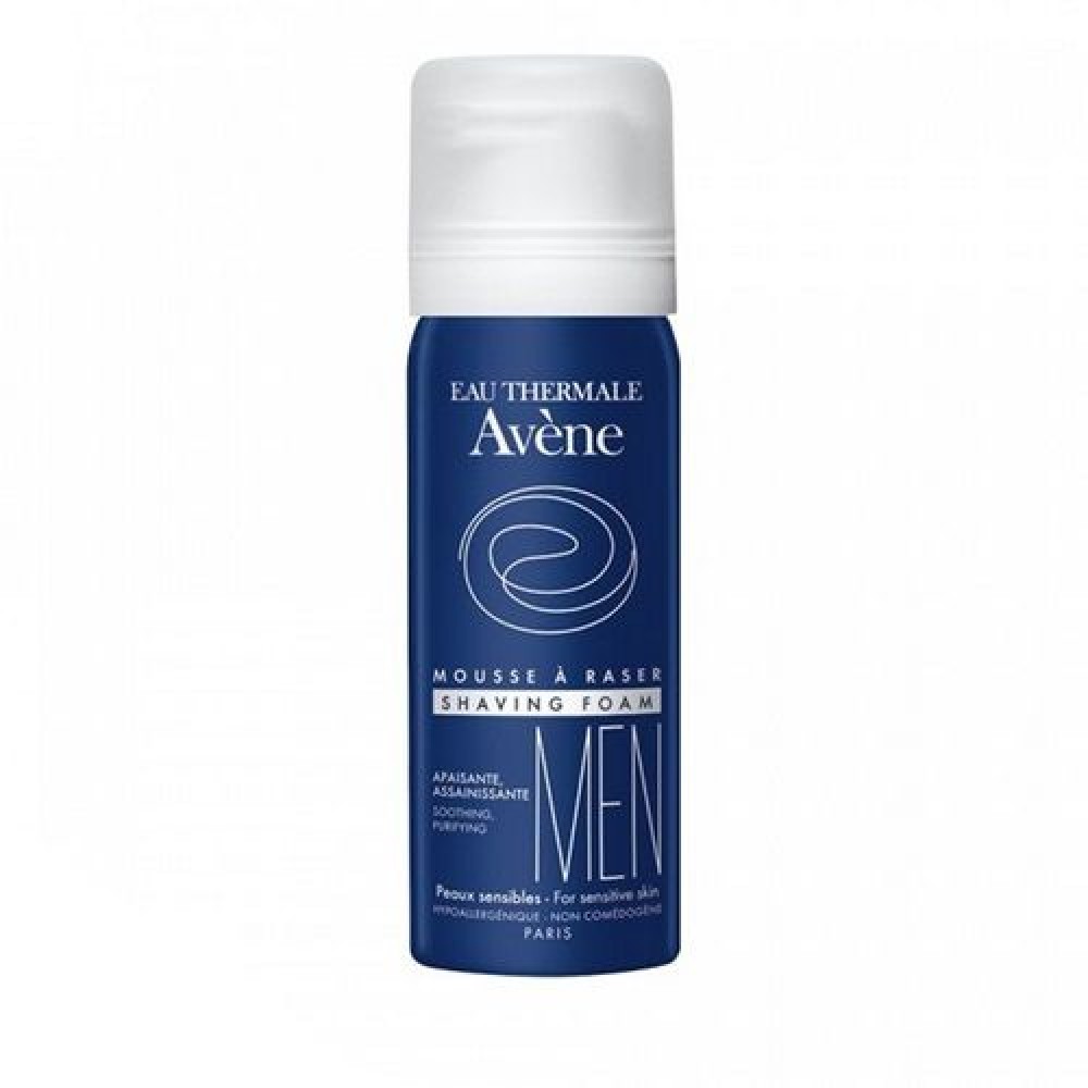 Avène Men Αφρός Ξυρίσματος Travel Size 50ml – Καταπραϋντικός Αφρός για Ευαίσθητο Ανδρικό Δέρμα Καλλυντικά