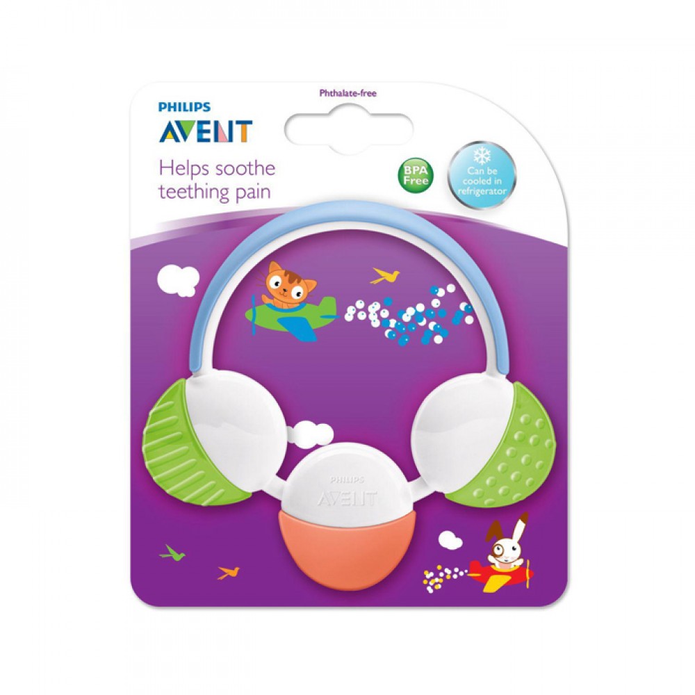 Avent Κρίκος Οδοντοφυΐας Μέγεθος 3 – Για Πίσω Δόντια, Από 6 Μηνών