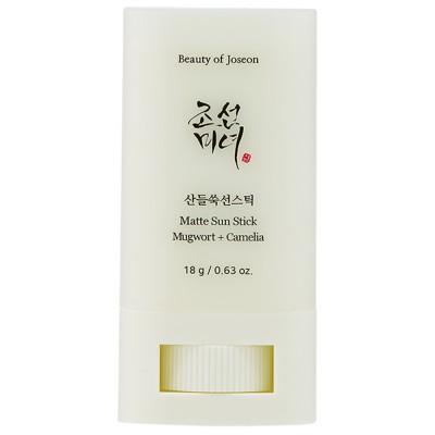 Beauty of Joseon Matte Sun Stick Mugwort + Camelia SPF50+ PA++++ – Ματ Αντηλιακό Stick Χωρίς Λιπαρότητα, 18gr