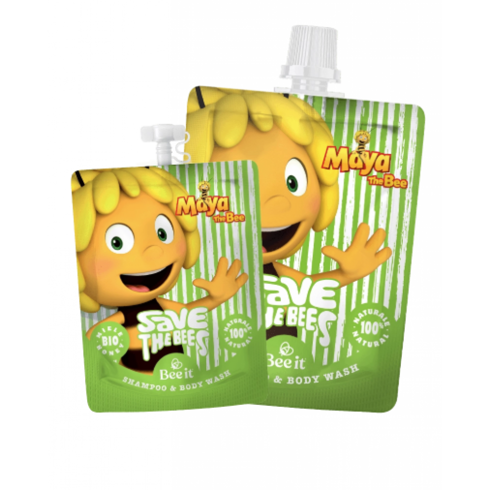  Bee it – Σαμπουάν & Αφρόλουτρο Παιδικό “Μάγια η Μέλισσα” 250ml Μαμά & παιδί