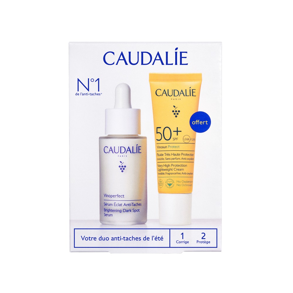 Caudalie Vinoperfect Set – Ορός Κατά των Κηλίδων 30ml & Δώρο Αντηλιακή Προσώπου SPF50 20ml Καλλυντικά