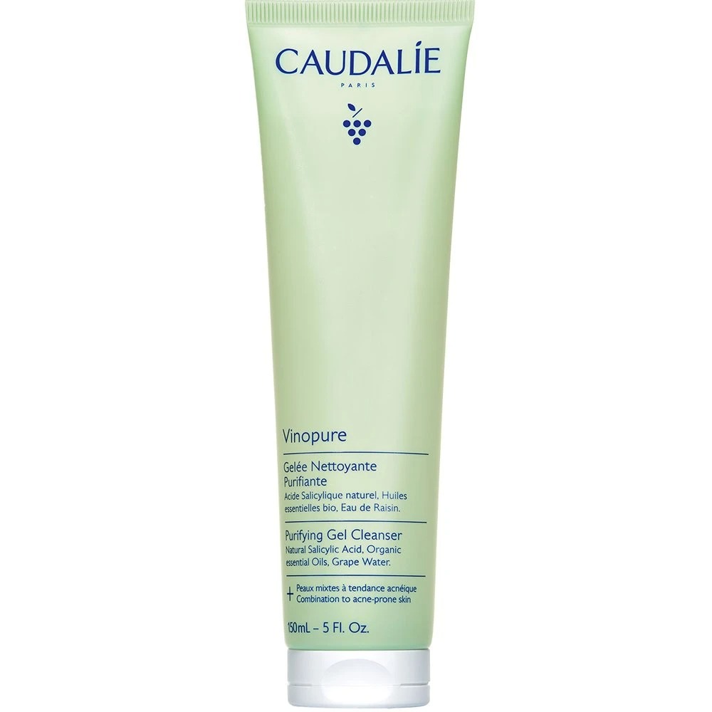 Caudalie Vinopure Purifying Cleanser Gel 150ml – Καθαριστικό Προσώπου κατά των Ατελειών Ακμή
