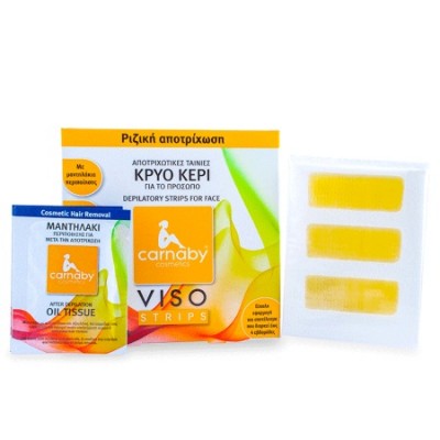 Carnaby Viso Strips 48 τεμ. – Αποτριχωτικές Ταινίες Προσώπου με Κρύο Κερί