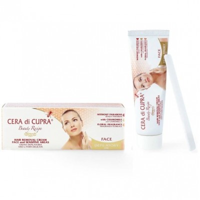 Cera di Cupra Κρέμα Αποτρίχωσης για Πρόσωπο & Ευαίσθητες Περιοχές 50ml