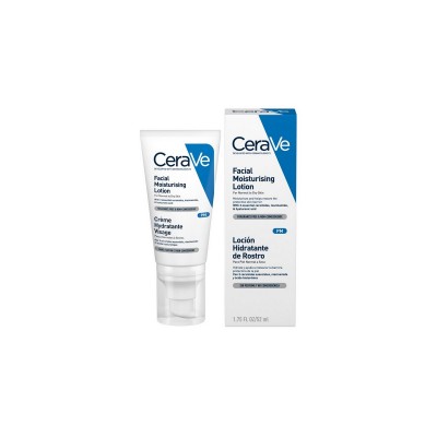 CeraVe PM Facial Moisturising Lotion – Κρέμα Νυχτερινής Ενυδάτωσης με Κεραμίδια, Νιασιναμίδη & Υαλουρονικό Οξύ (52ml)
