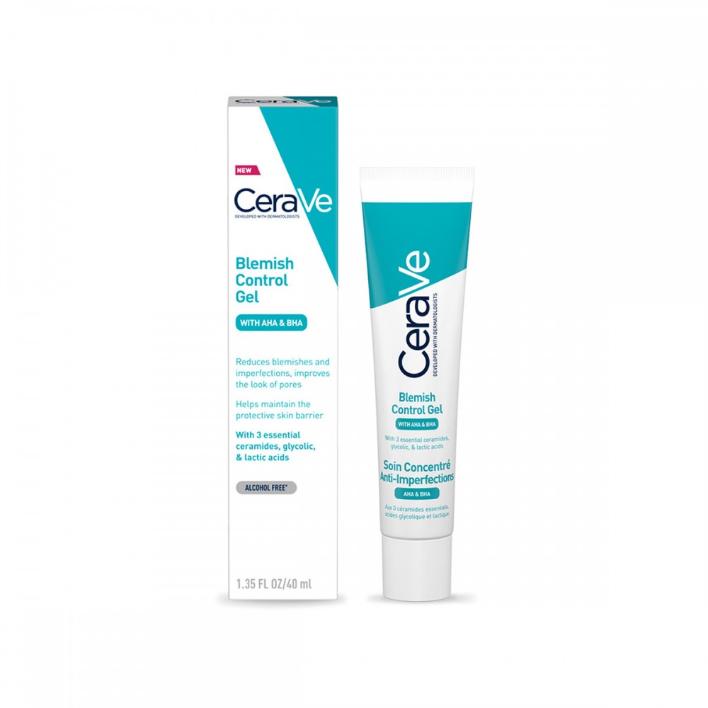 CeraVe Blemish Control Gel – Στοχευμένη Καθημερινή Φροντίδα για Ακμή & Ατέλειες με AHA, BHA & 3 Κεραμίδια Καλλυντικά