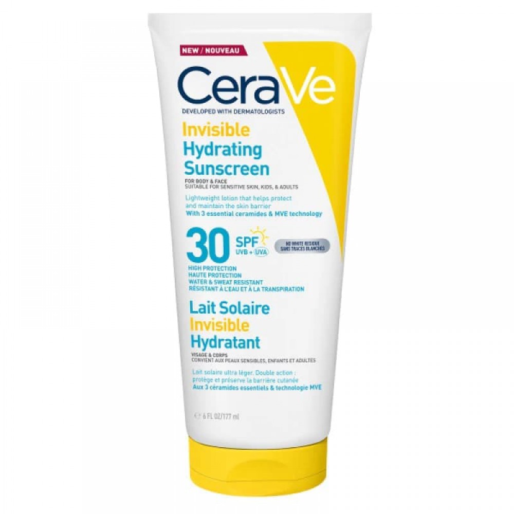 CeraVe Invisible Hydrating Sunscreen SPF30 177ml | Αόρατη Ενυδάτωση Αντηλιακά