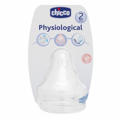 Chicco Θηλή Σιλικόνης Ρυθμιζόμενης Ροής 2m+ – Προσαρμοσμένη Ροή & Φυσική Αίσθηση (2τμχ)