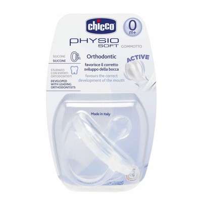 Chicco Physio Soft Πιπίλα Όλο Σιλικόνη 0+ Μηνών – Διάφανη & Εξαιρετικά Απαλή (1τμχ)