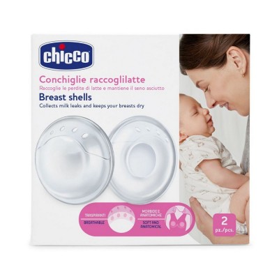 Chicco Breast Shells 2τμχ – Απόλυτη Άνεση & Υγιεινή για Συλλογή Μητρικού Γάλακτος