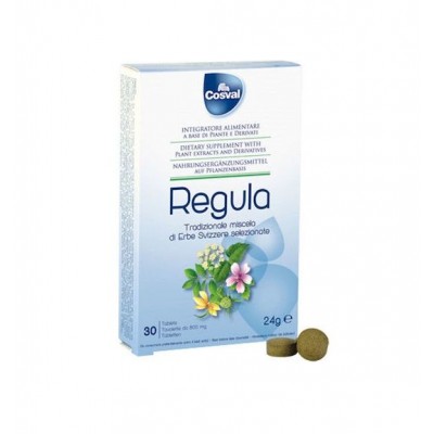 Cosval Regula Tabs 800mg – Φυσική Ρύθμιση της Εντερικής Λειτουργίας με 30 Ταμπλέτες