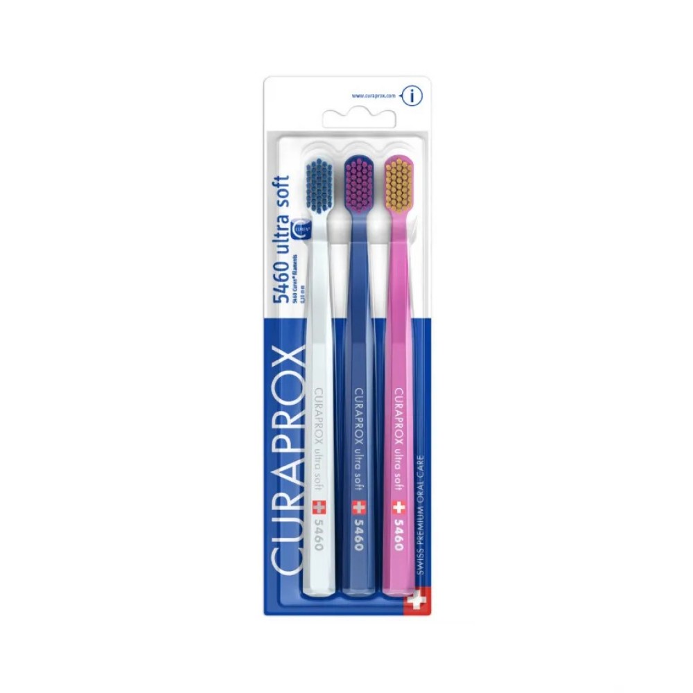 Curaprox CS 5460 Οδοντόβουρτσες – Υπερ-Απαλότητα με 5.460 Ίνες Curen® | Συσκευασία 3 Τεμαχίων Στοματική φροντίδα