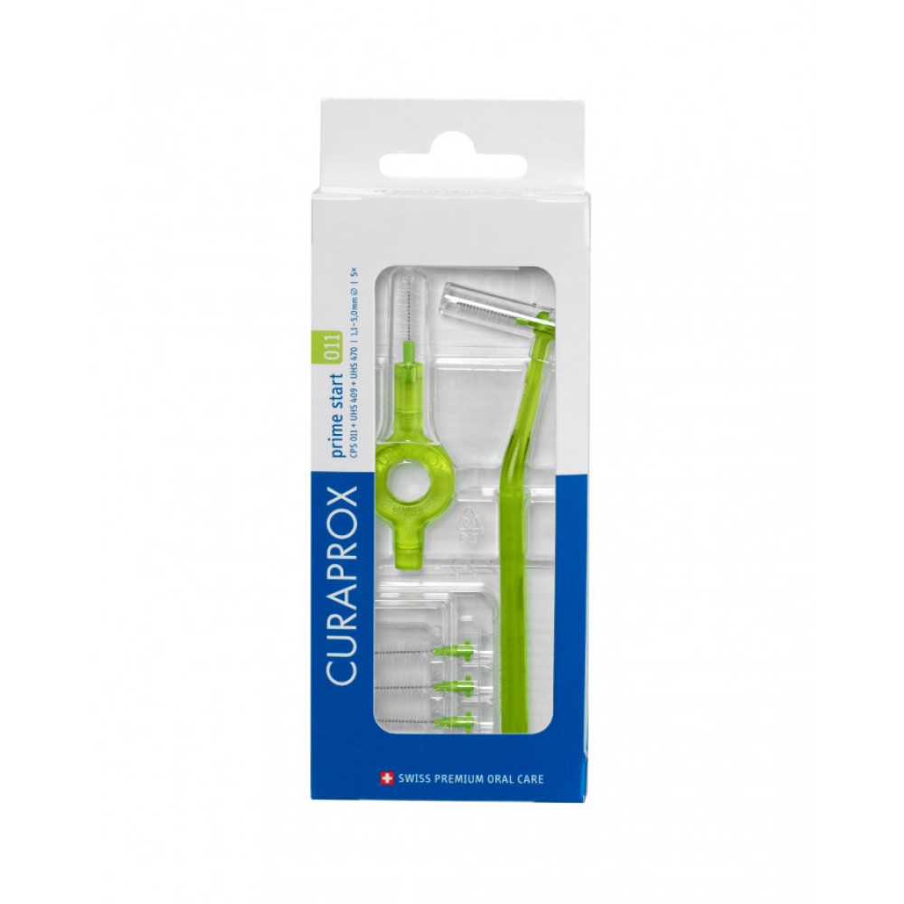 Curaprox Prime Start 011 Μεσοδόντια Βουρτσάκια – 0.6mm για Ευαίσθητα Μεσοδόντια Σημεία (5 τεμάχια) Στοματική φροντίδα