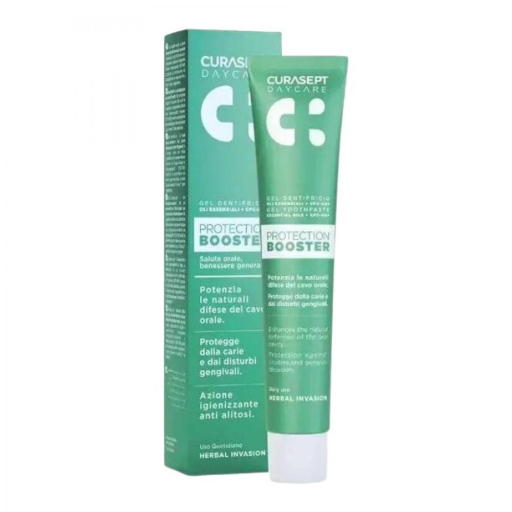 Curasept Daycare Herbal Invasion – Gel Οδοντόκρεμα με Φυτικά Εκχυλίσματα & Προστασία Ημέρας (75ml) Στοματική φροντίδα