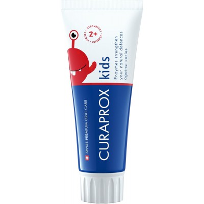 Curaprox Kids Παιδική Οδοντόκρεμα Φράουλα 60ml με Φθόριο 950ppm