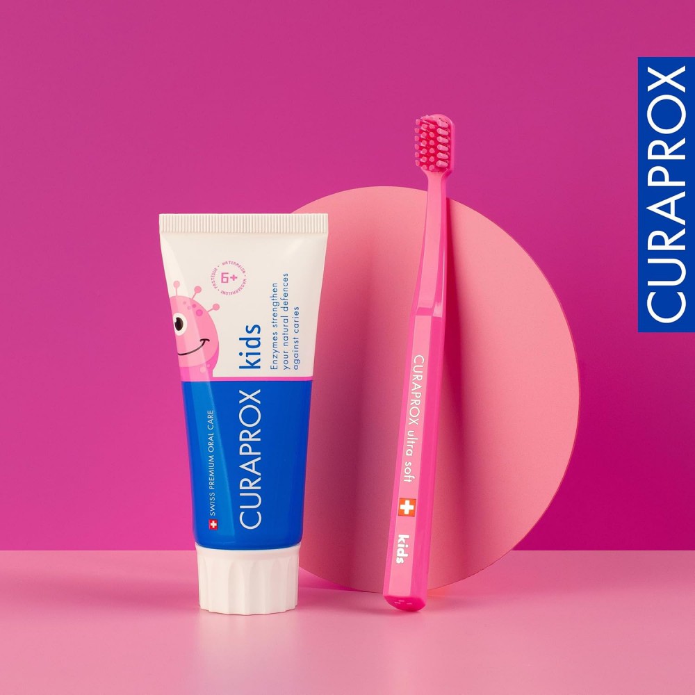 Curaprox Kids Οδοντόκρεμα Καρπούζι 60ml – Για Παιδιά 6+ με Φθόριο Στοματική φροντίδα