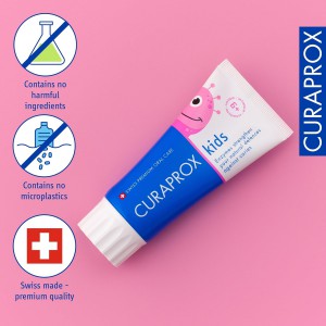 Curaprox Kids Οδοντόκρεμα Καρπούζι 60ml – Για Παιδιά 6+ με Φθόριο Στοματική φροντίδα