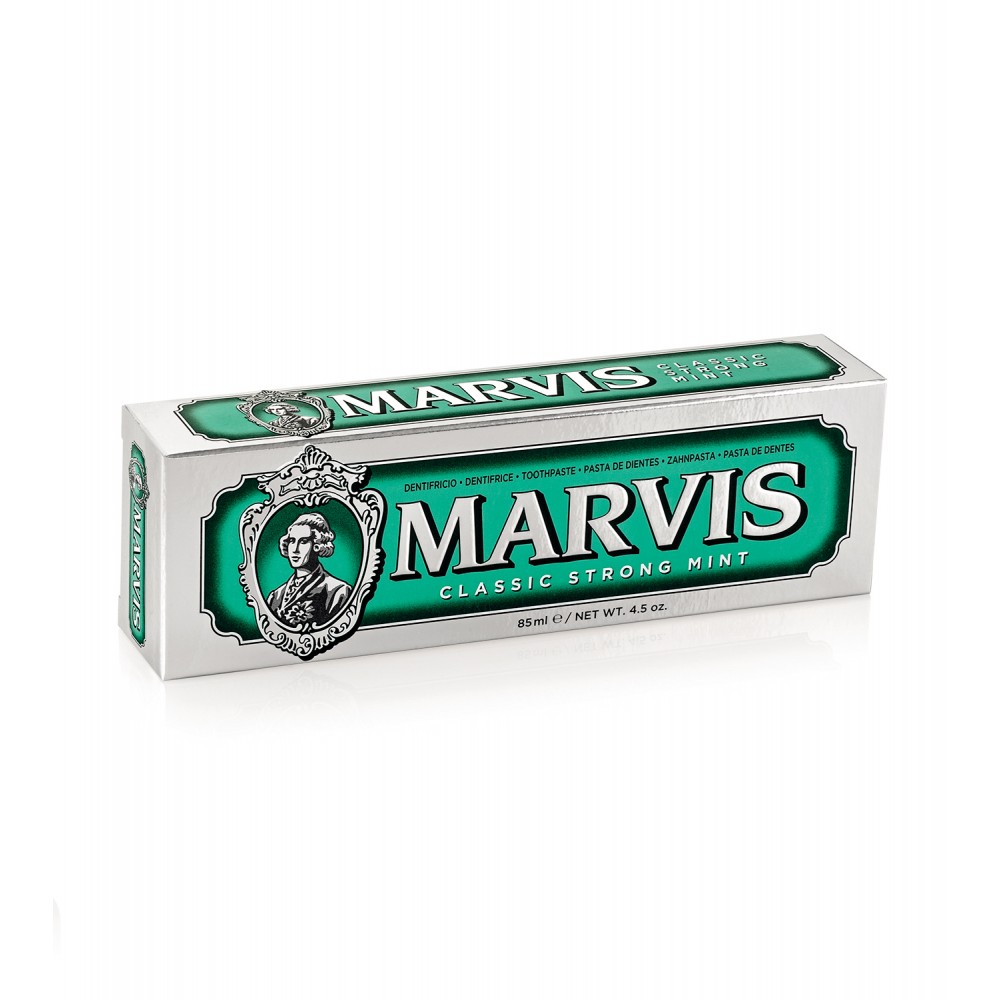 Marvis Classic Strong Mint Οδοντόκρεμα 85ml – Κλασική Μέντα με Ιταλική Υπογραφή Στοματική φροντίδα