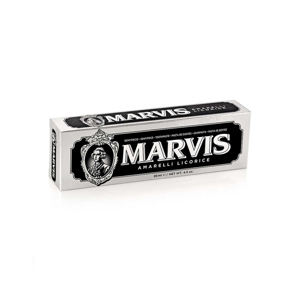 Marvis Amarelli Licorice Mint Οδοντόκρεμα 85ml – Γλυκόριζα & Μέντα για Μοναδική Φρεσκάδα Στοματική φροντίδα