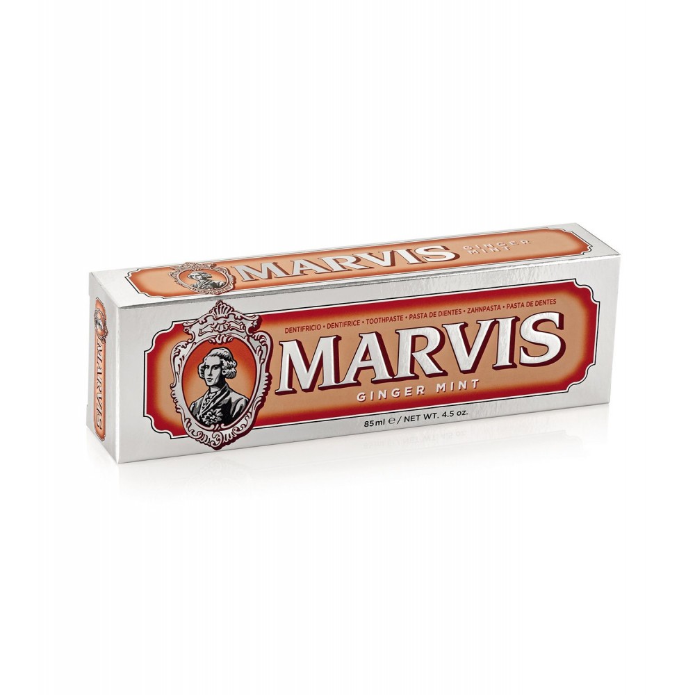 MARVIS Ginger Mint Οδοντόκρεμα 85ml – Premium Φρεσκάδα με Πιπερόριζα & Μέντα Στοματική φροντίδα