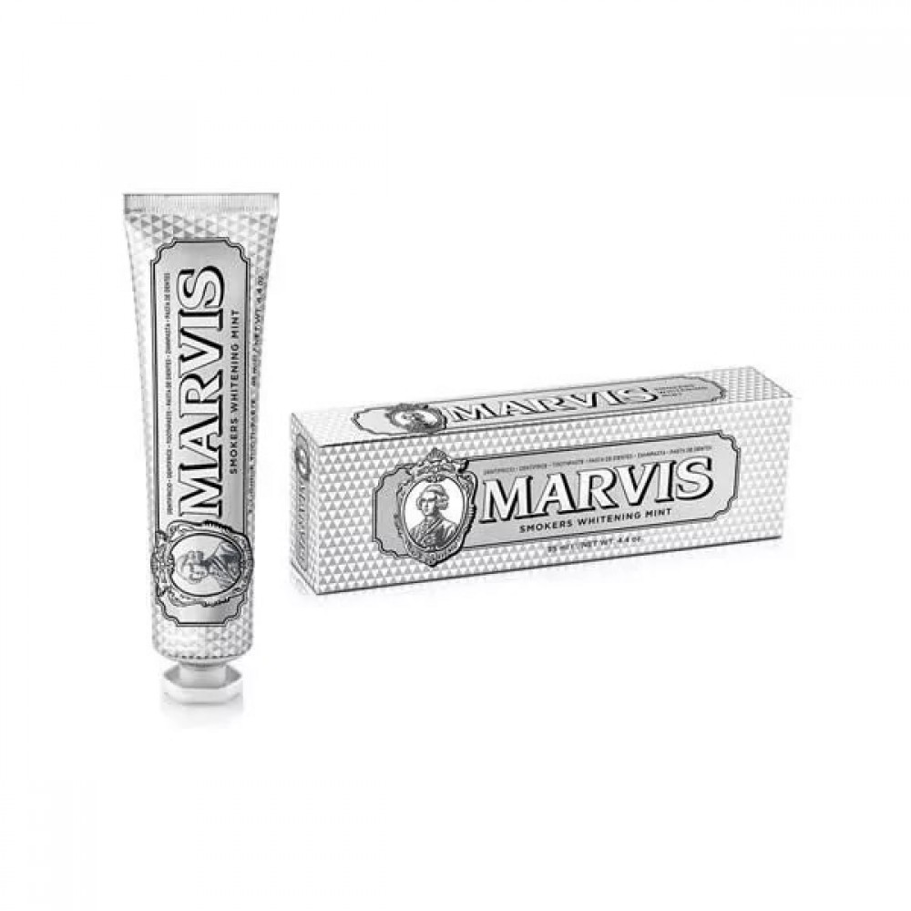 Marvis Smokers Whitening Mint Οδοντόκρεμα 85ml – Ενισχυμένη Λεύκανση για Καπνιστές Στοματική φροντίδα